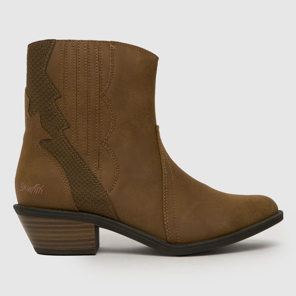 Blowfish Malibu langle vegan western boots in brown