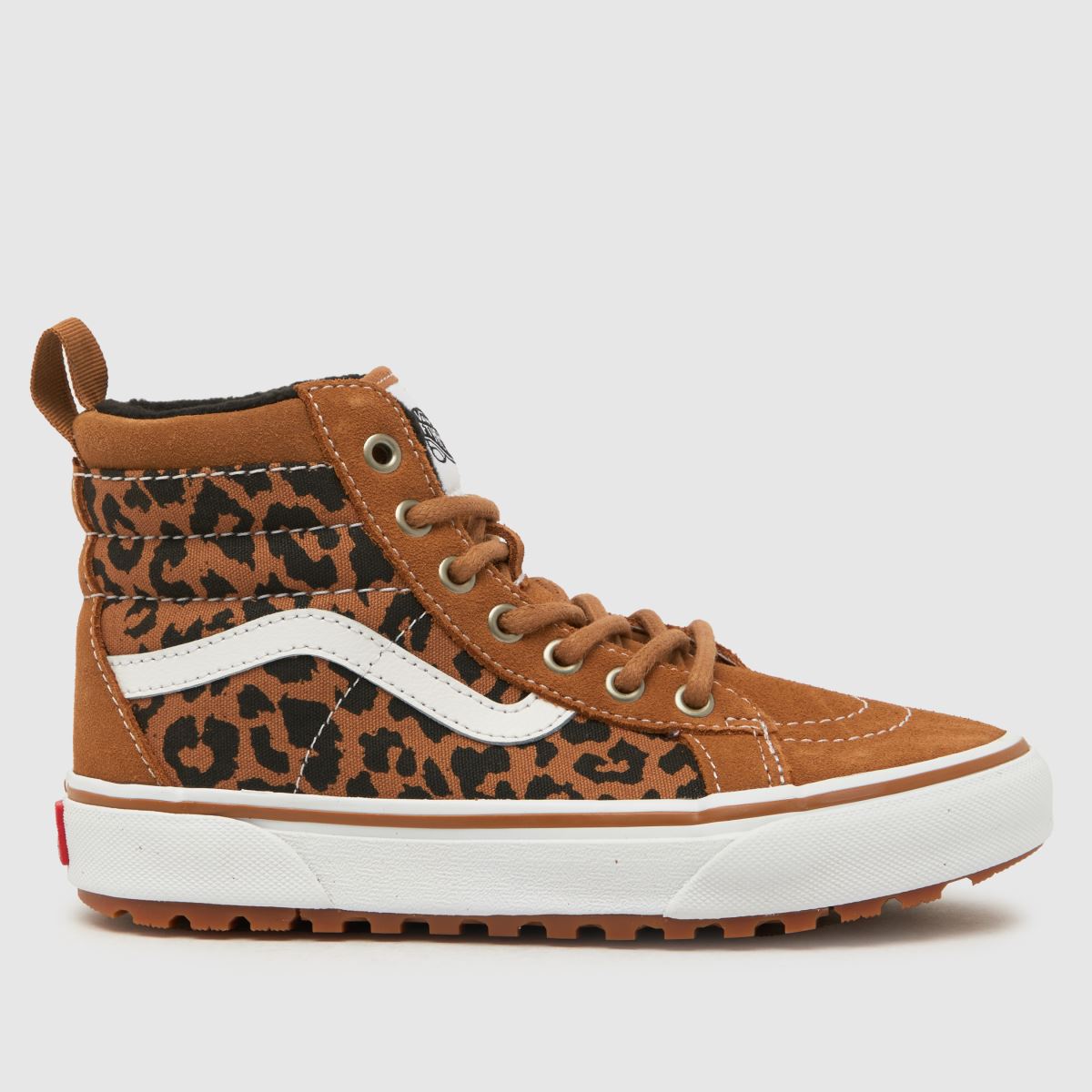 Vans brown & white sk8-hi mte-1 Girls Junior Trainers