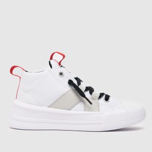 Converse white & black ultra color pop Junior Trainers