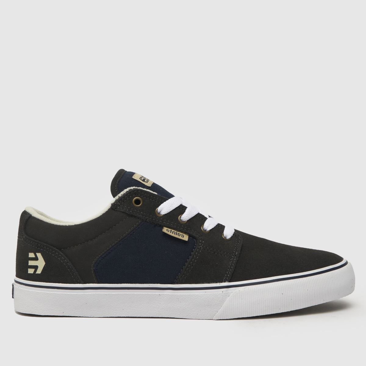 Etnies barge ls trainers in navy & grey Etnies barge ls trainers in navy & grey