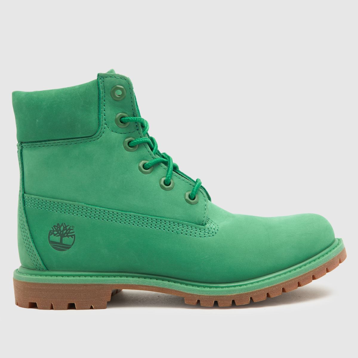 Timberland premium 6 inch boots in green