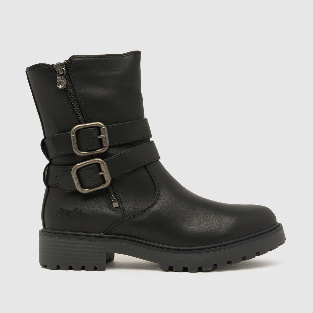 Blowfish Malibu rel buckle vegan boots in black Blowfish Malibu rel buckle vegan boots in black