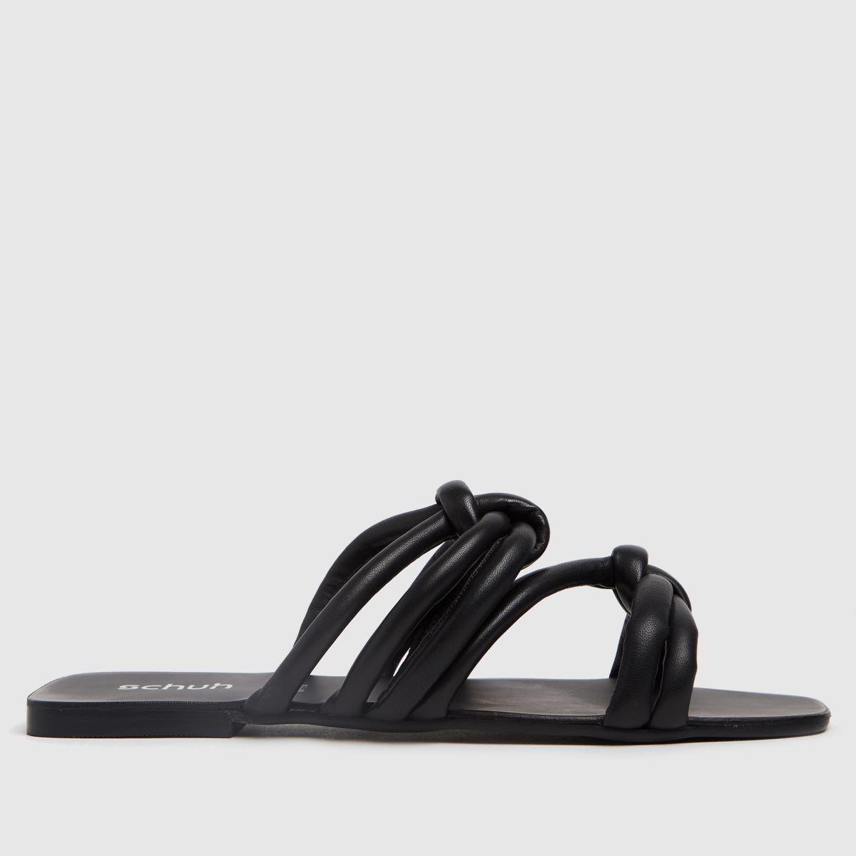 schuh talise knot sandals in black