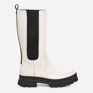 UGG® Ashton Chelsea Tall Boot for Women in White, Size 4, Leather