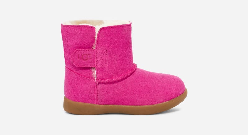 UGG® Keelan Ankle Boot for Kids in Pink, Size 7, Leather UGG® Keelan Ankle Boot for Kids in Pink, Size 7, Leather