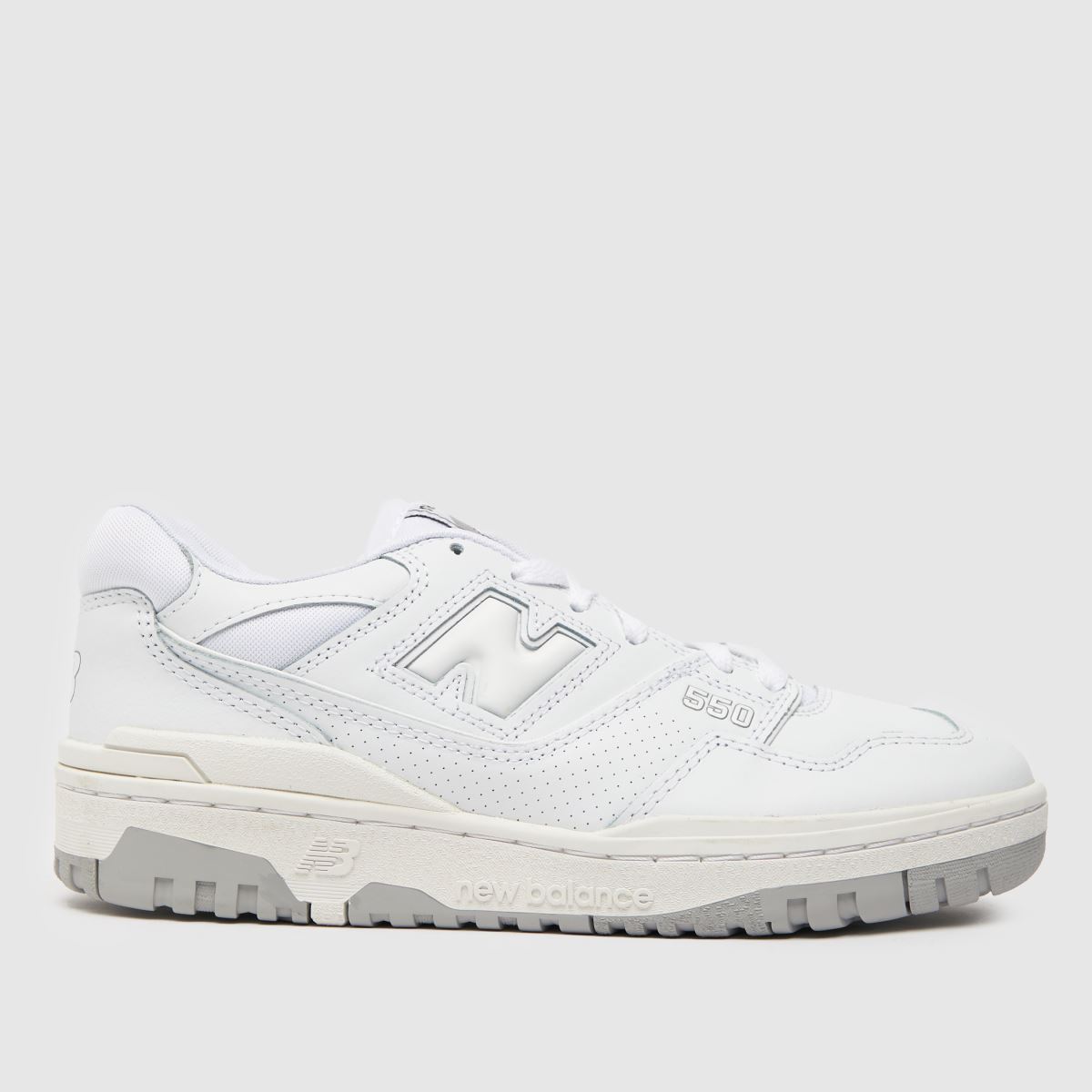 New Balance bb550 trainers in white