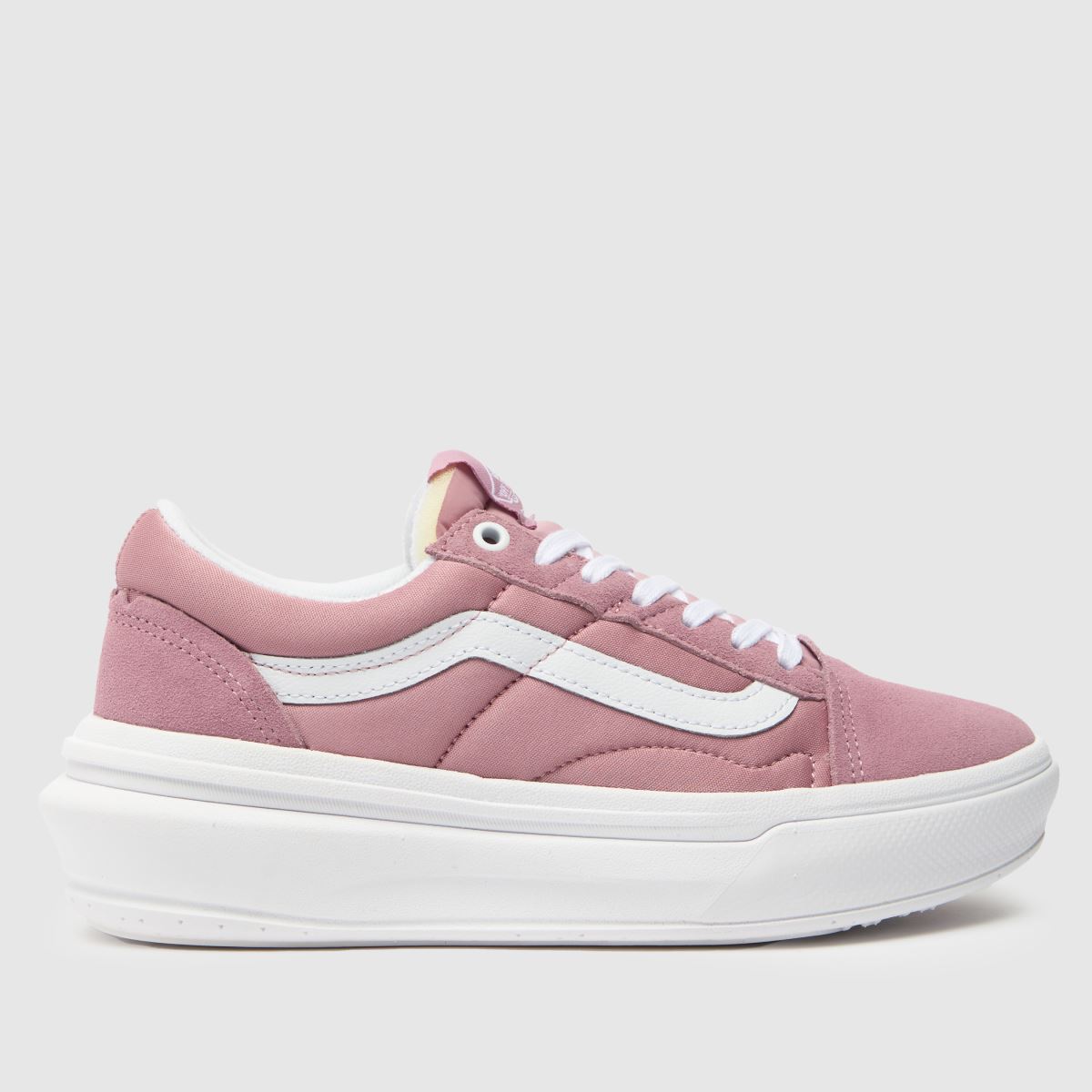 Vans comfycush old skool overt trainers in pink
