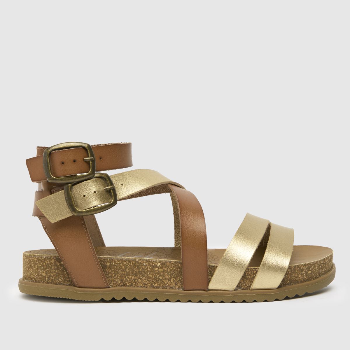 Blowfish Malibu fandie vegan sandals in bronze
