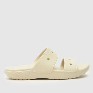 Crocs classic 2 strap sandals in stone