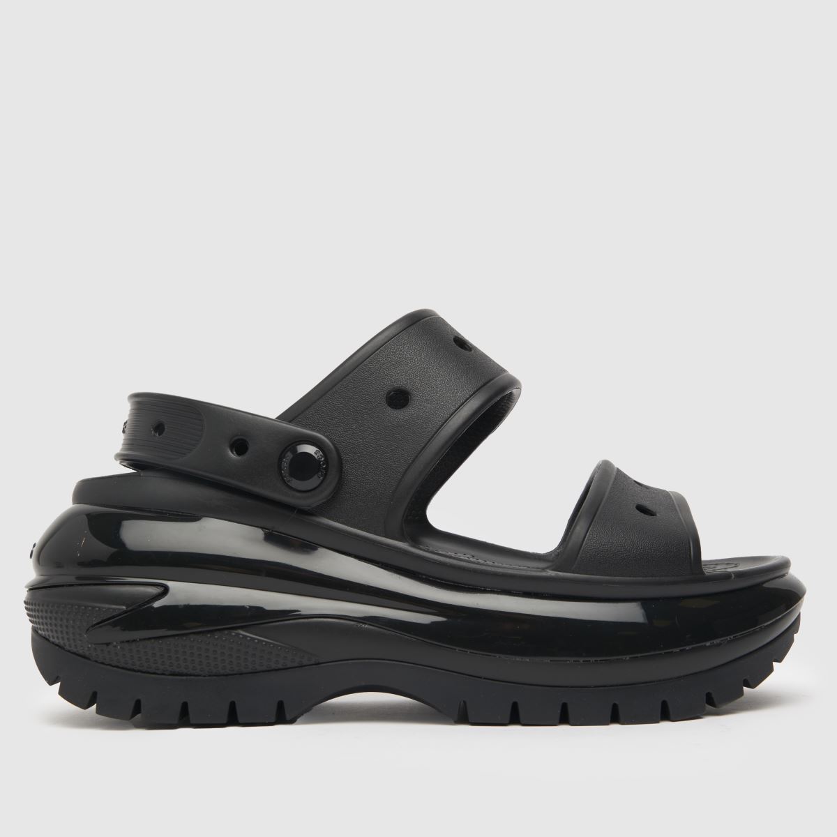 Crocs mega crush sandals in black