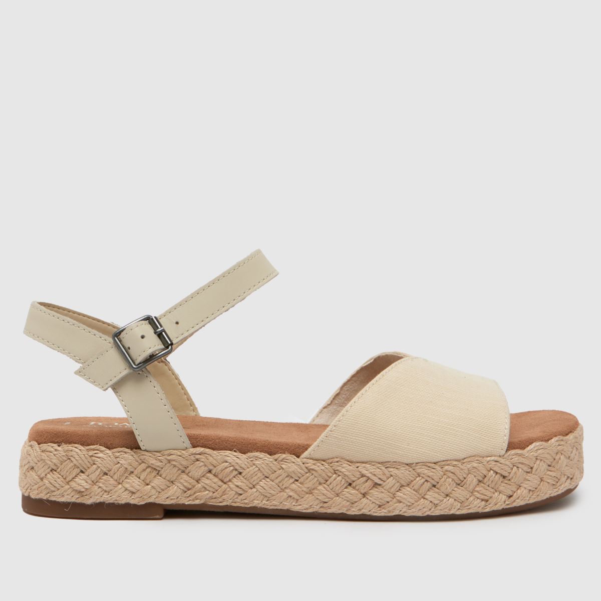 TOMS abby sandals in off-white multi