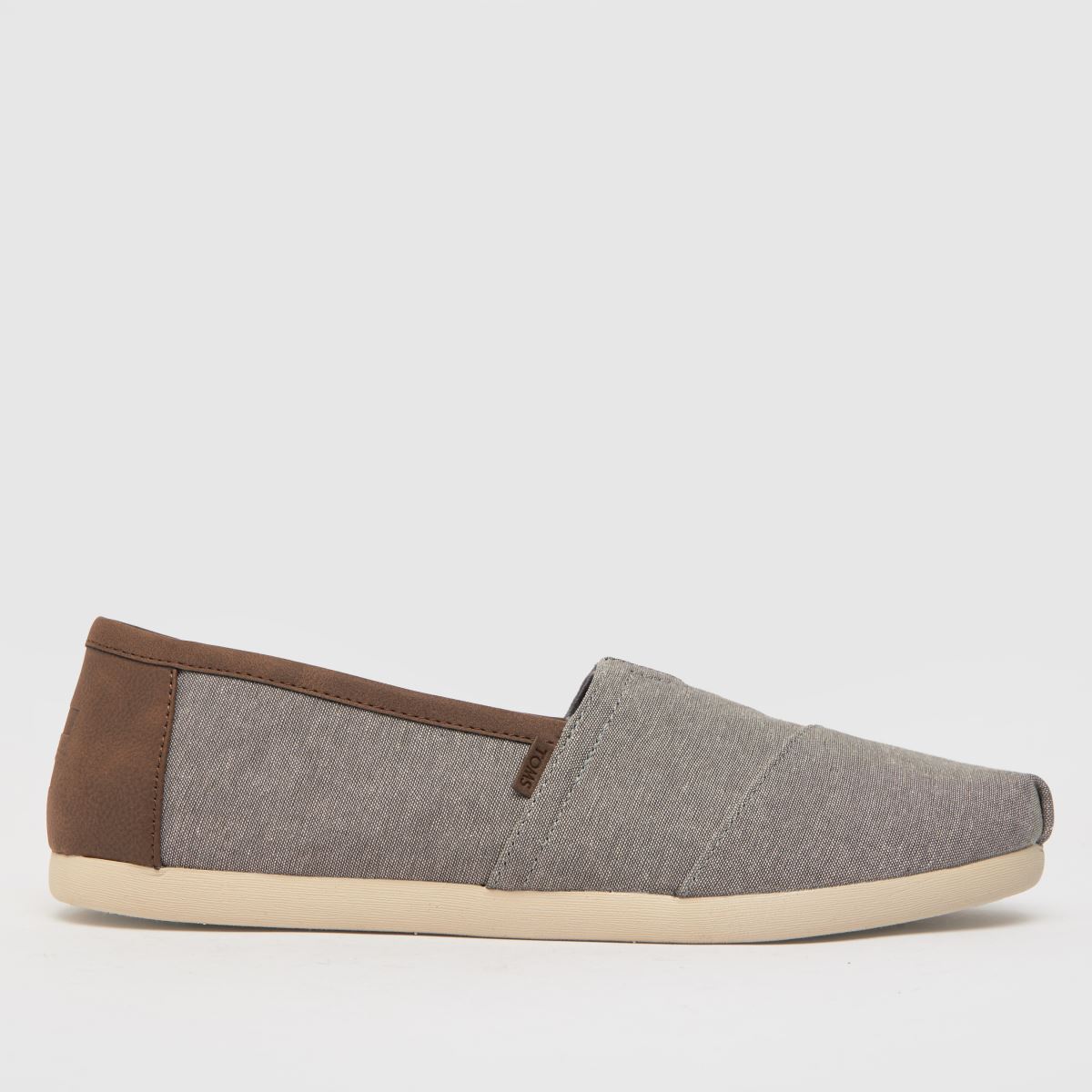 TOMS alpargata vegan shoes in grey