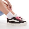 Vans Knu Skool trainers in brown and pink