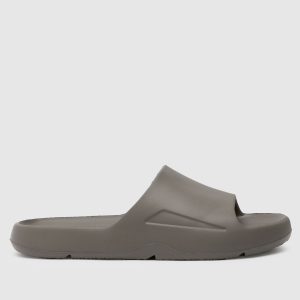schuh harris slider sandals in grey