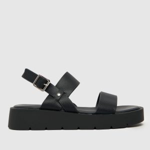 schuh tayla chunky sandals in black