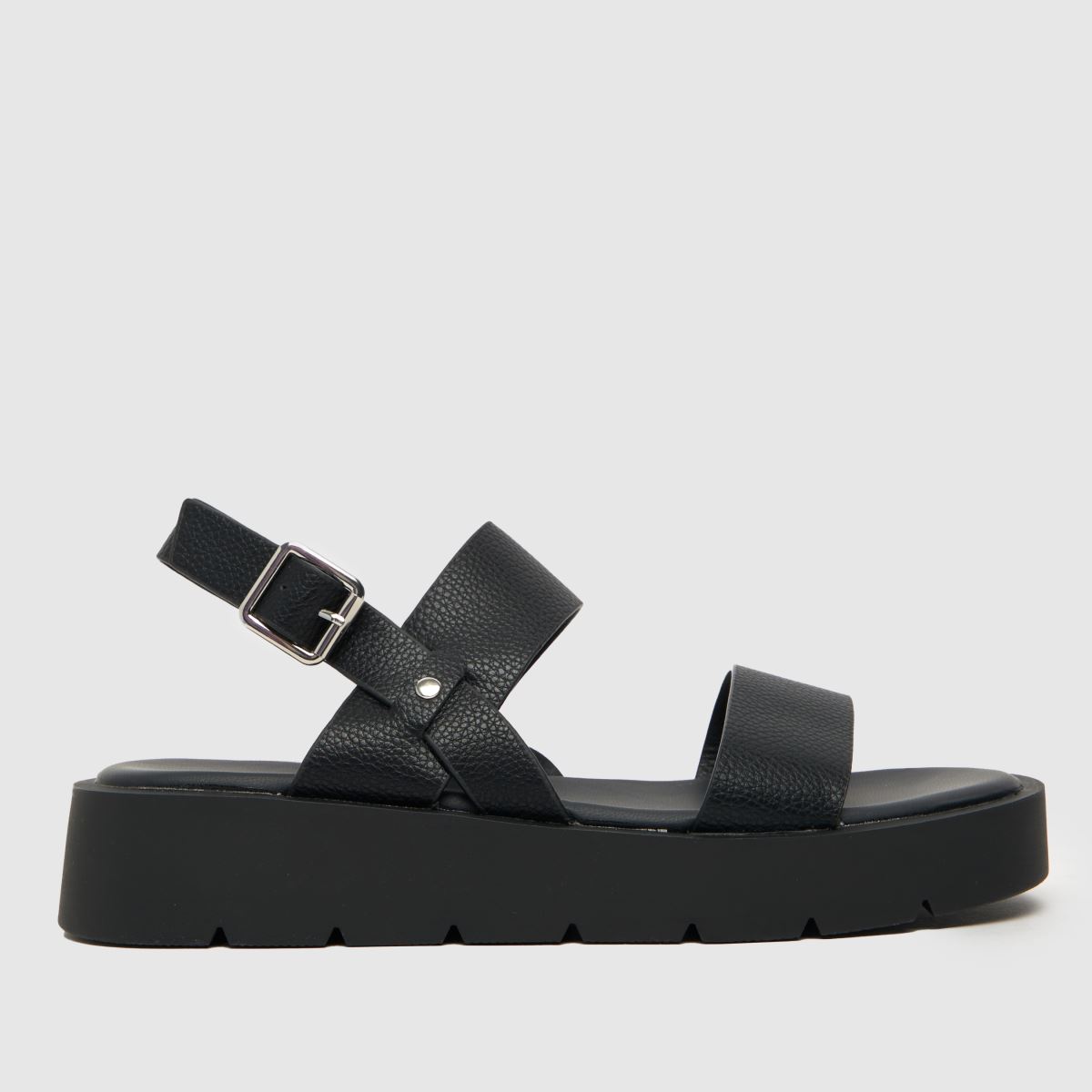schuh tayla chunky sandals in black schuh tayla chunky sandals in black