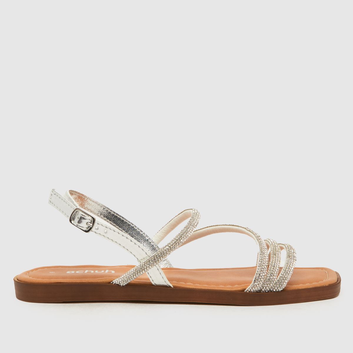schuh tiffany sandals in silver