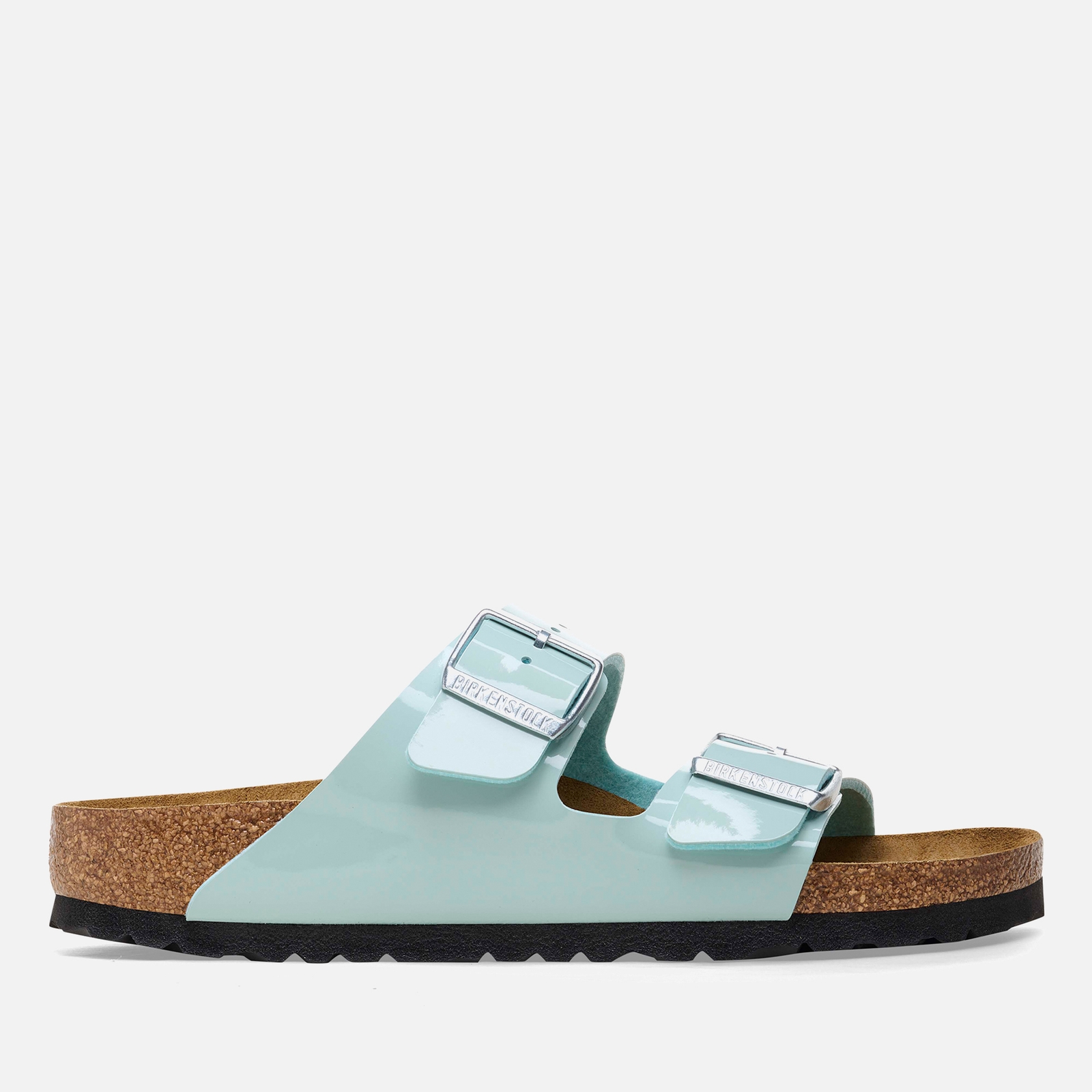 Birkenstock Women's Arizona Slim-Fit Patent-Leather Sandals - UK 3.5