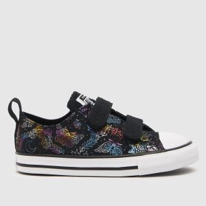 Converse multi all star lo 2v rainbow Girls Toddler trainers