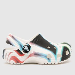 Crocs multi classic glow in the dark clog Toddler sandals