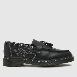 Dr Martens adrian gothic flat shoes in black