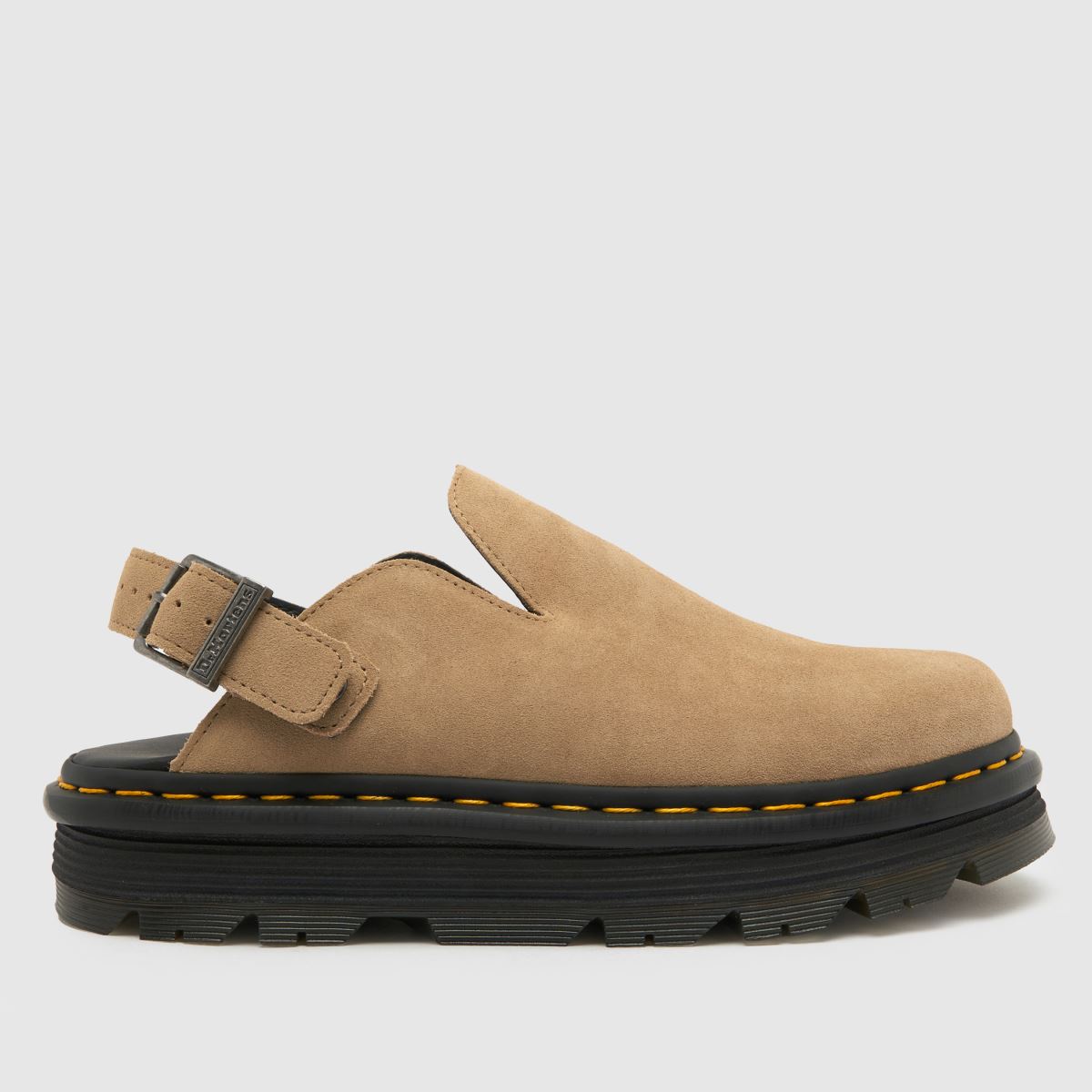 Dr Martens zebzag mule sandals in tan