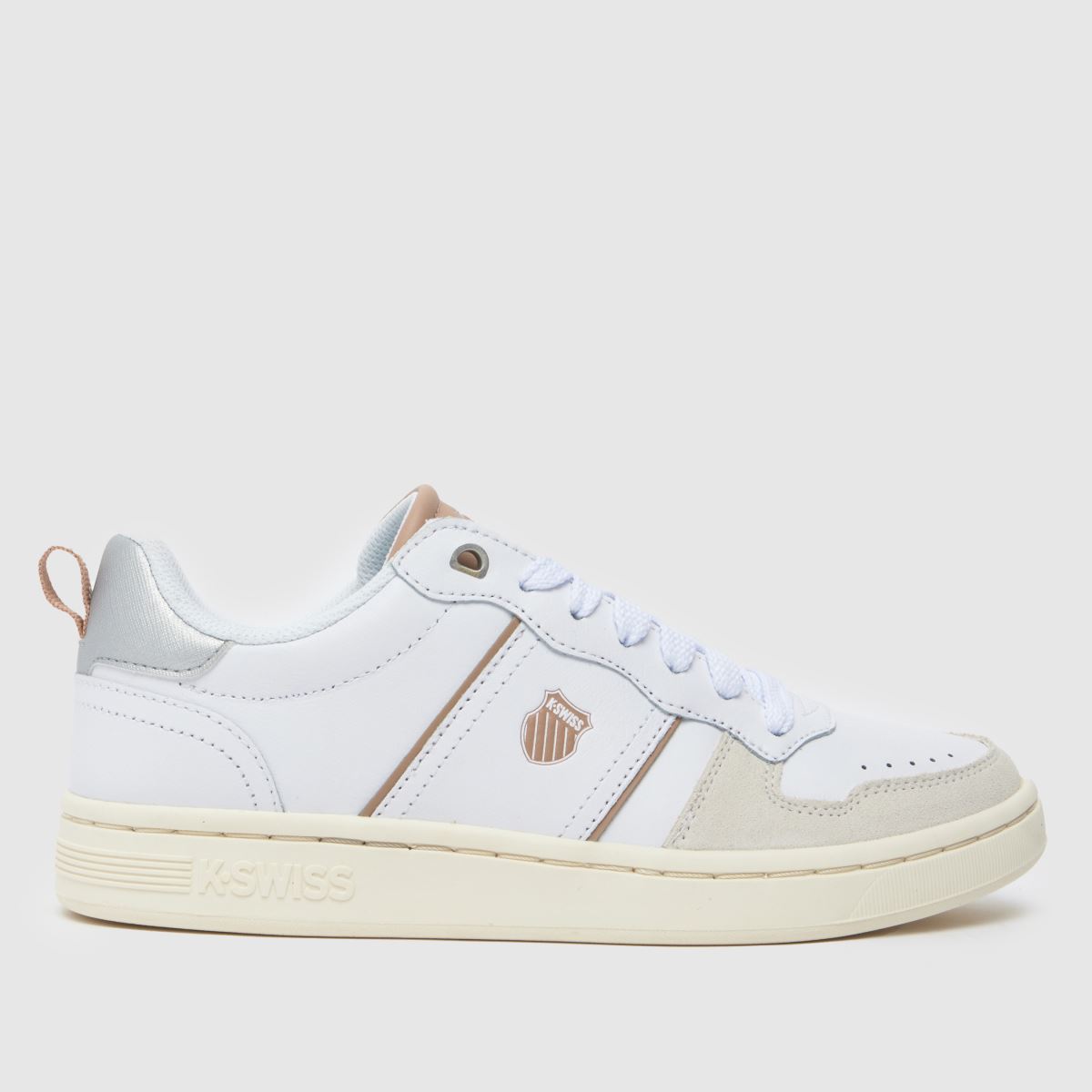 K-SWISS lozan match trainers in white & beige