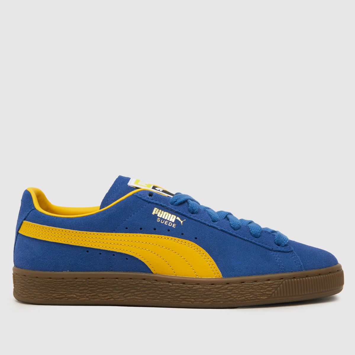 PUMA suede terrace trainers in blue multi