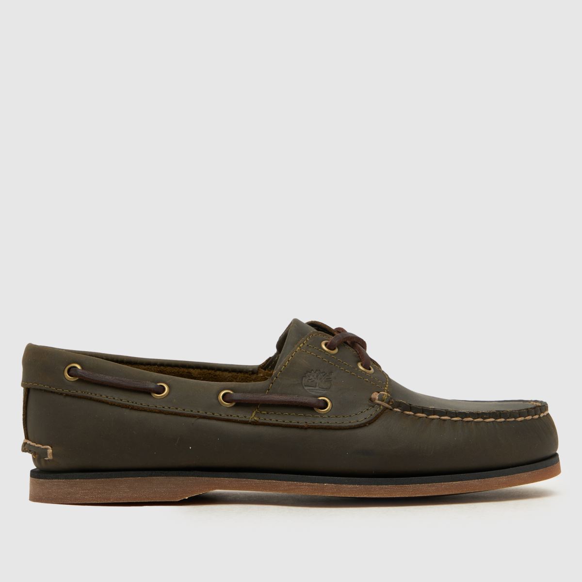 Timberland classic boat shoes in khaki Timberland classic boat shoes in khaki