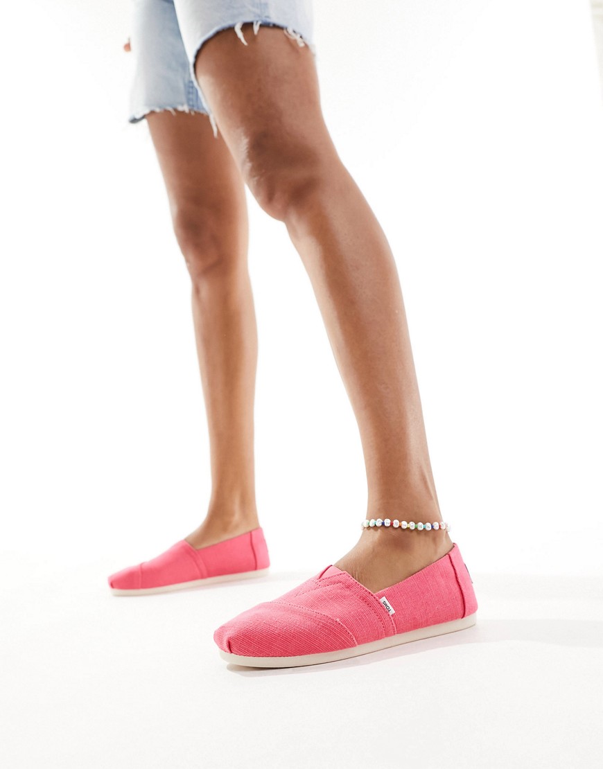 Toms Alpargata espadrilles in bright pink