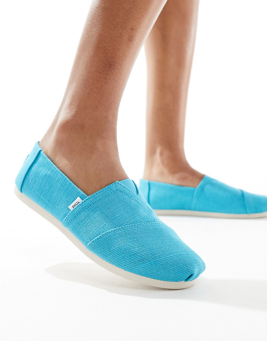 Toms alpargata espadrilles in blue