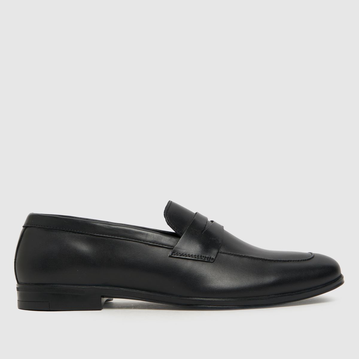 schuh rupert slim loafer shoes in black