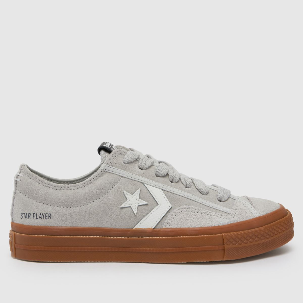 Converse star player 76 trainers in light grey