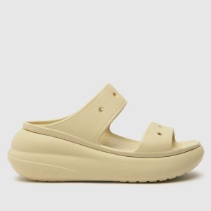 Crocs crush sandals in stone