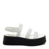 Rocket Dog Dover White Platform Sandals