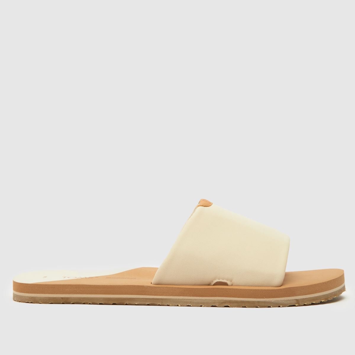TOMS carly vegan sandals in white