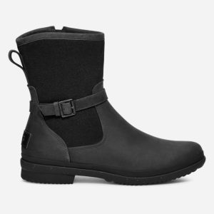 UGG® Zemira Boot in Black, Size 3, Leather