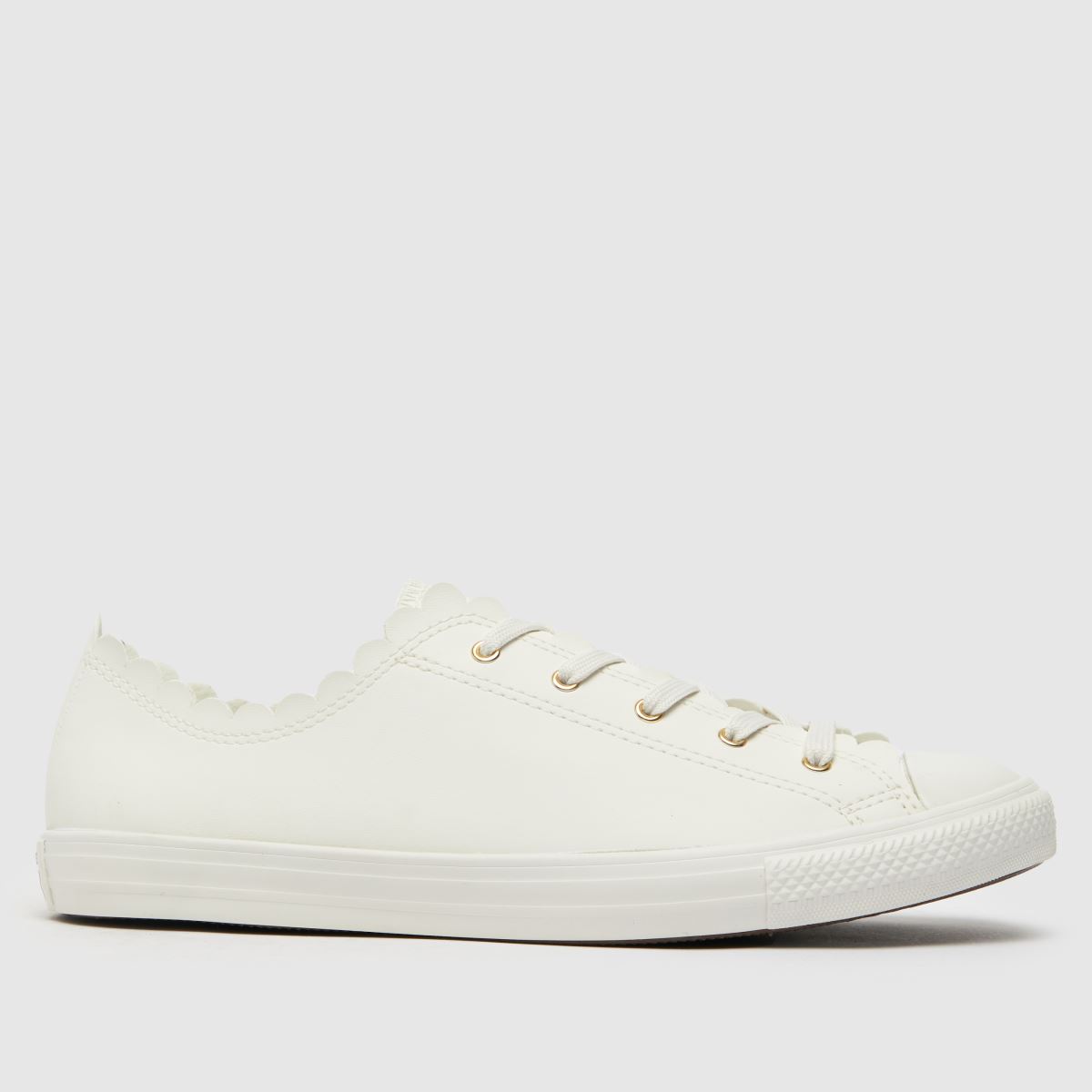 Converse all star dainty ox trainers in white