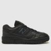 New Balance bb550 trainers in black