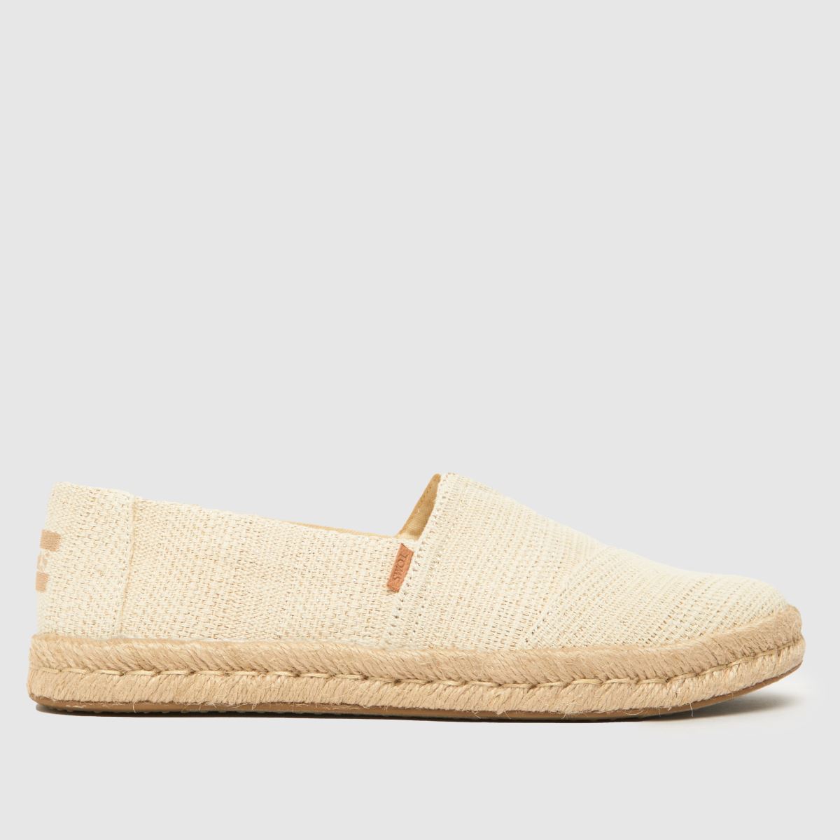 TOMS alpagata rope 2.0 flat shoes in beige