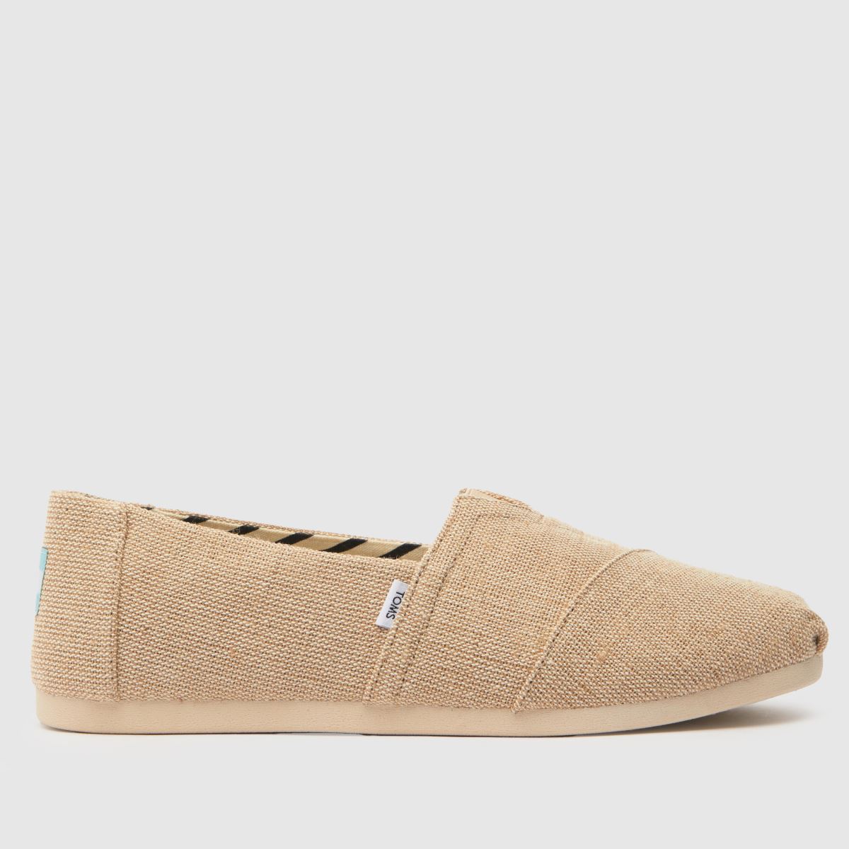 TOMS alpargata vegan shoes in natural
