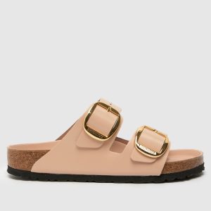 BIRKENSTOCK arizona big buckle sandals in beige