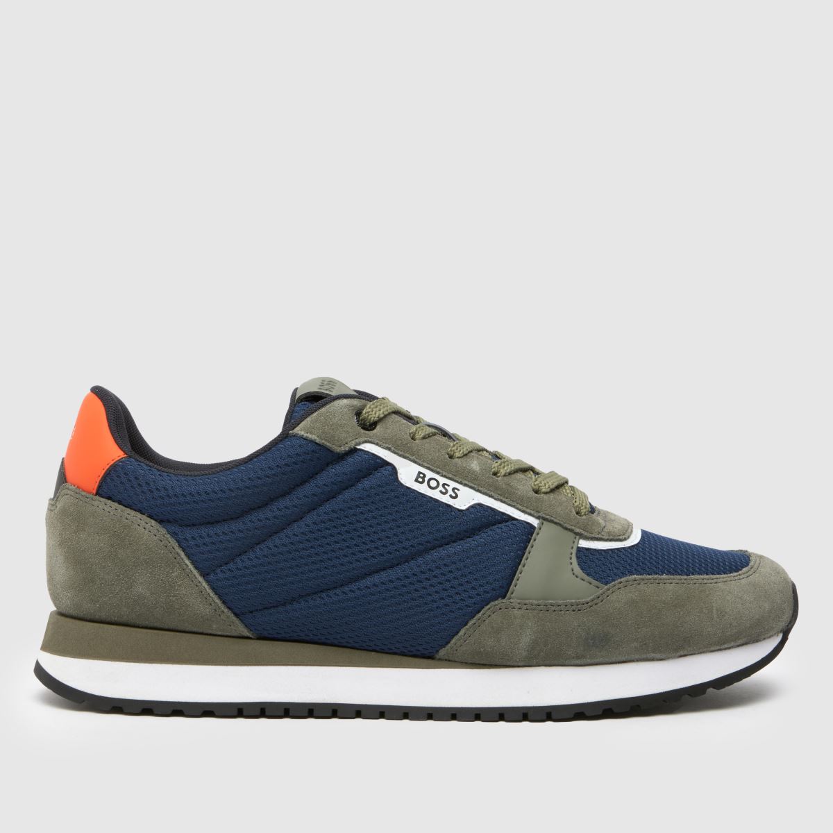 BOSS kai runn trainers in navy multi BOSS kai runn trainers in navy multi