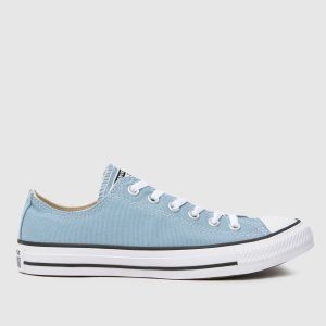 Converse all star ox trainers in pale blue