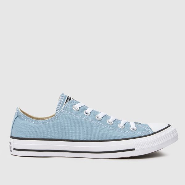 Converse all star ox trainers in pale blue