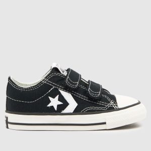 Converse black & white star player 76 v Boys Toddler trainers