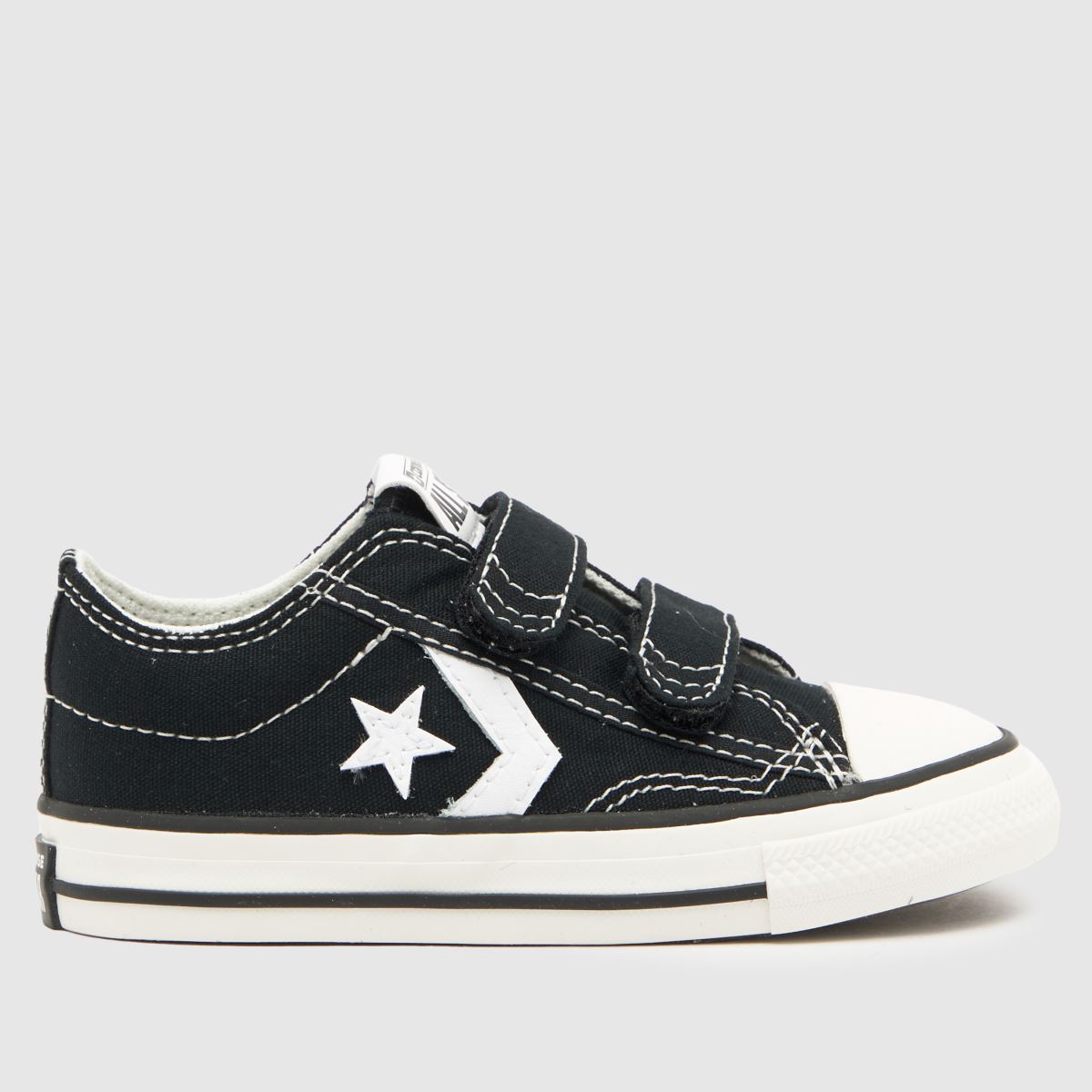 Converse black & white star player 76 v Boys Toddler trainers