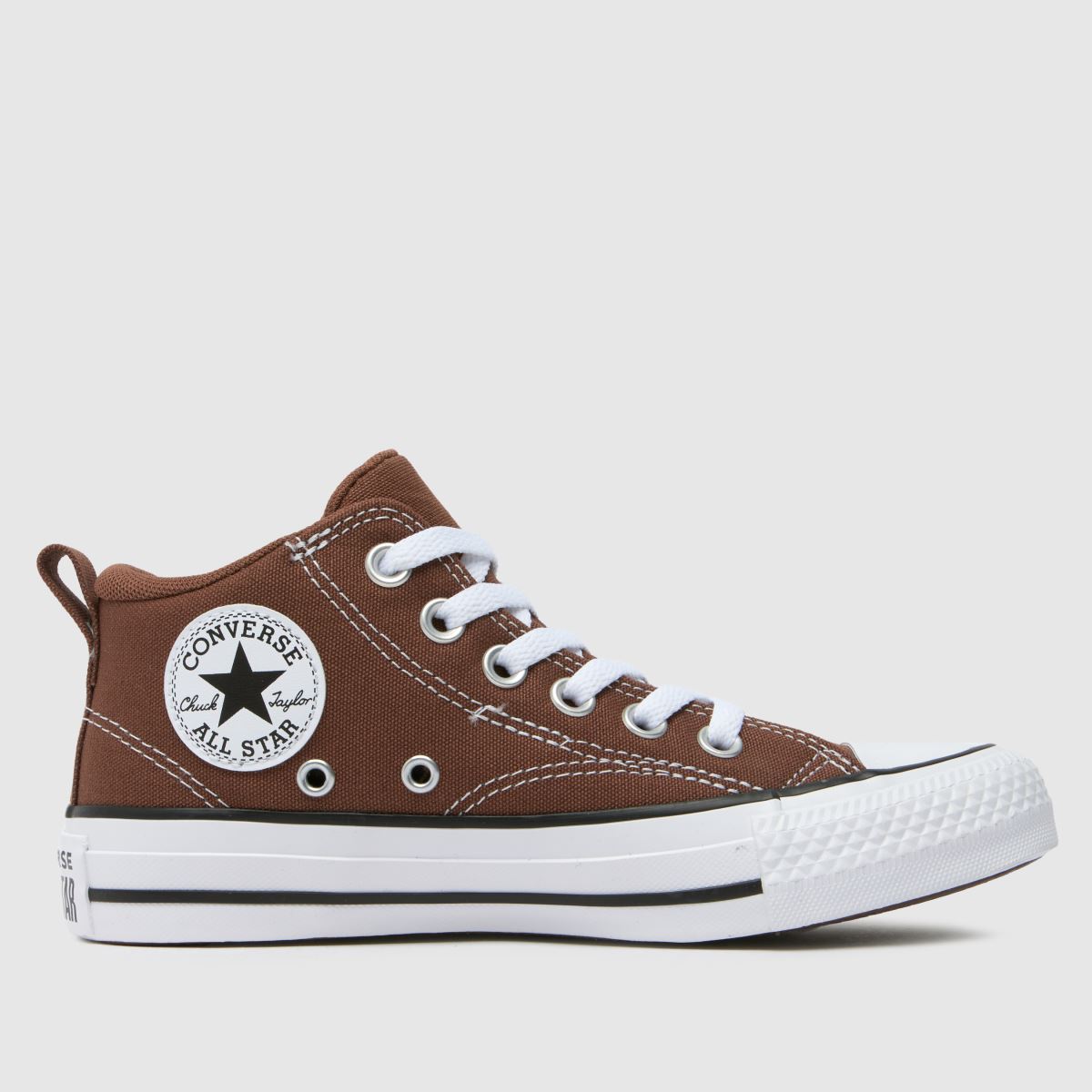 Converse brown & white all star malden street Boys Youth trainers