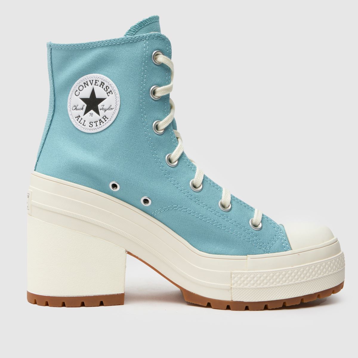 Converse chuck 70 de luxe heel trainers in blue