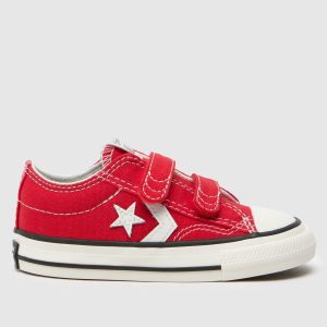 Converse red star player 76 v Toddler trainers